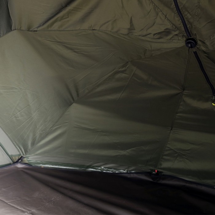 Fox Ultra 60 Camo Fishing Brolly System Roof Close Up