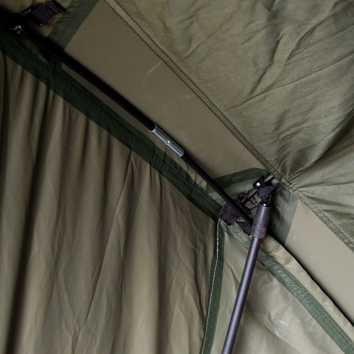 Fox Ultra 60 Camo Fishing Brolly System Close Up of Support Rod
