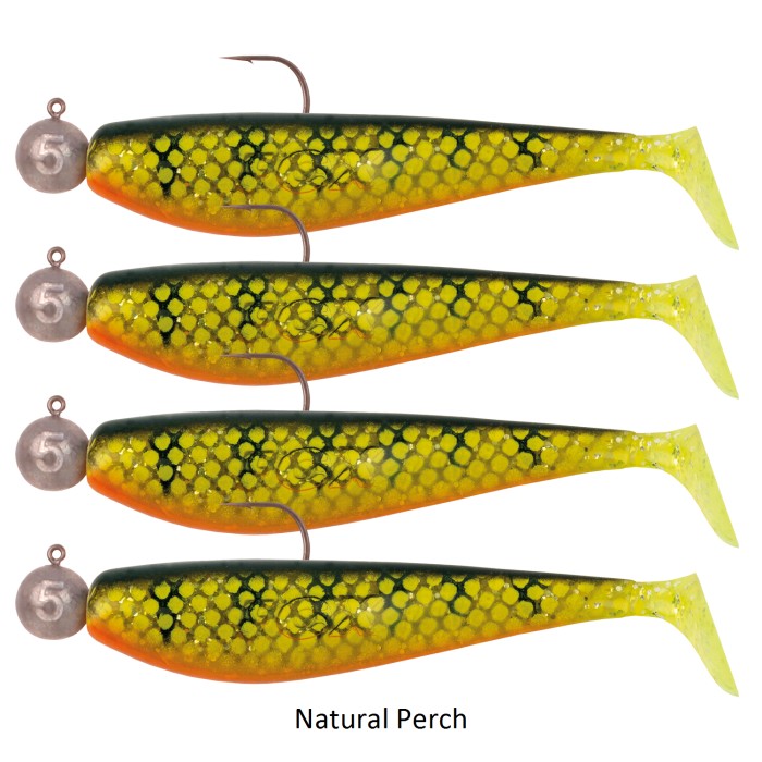 Fox Zander Pro 7.5cm Loaded Lure Natural Perch