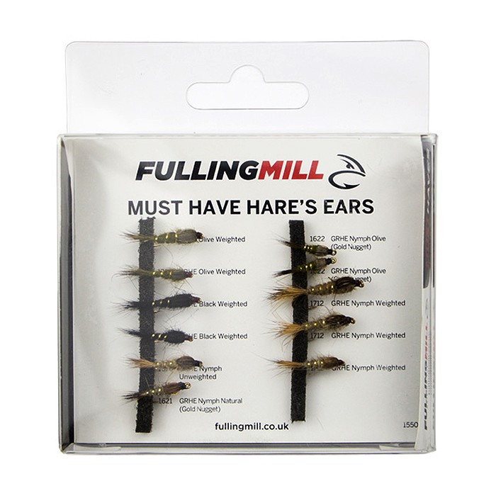 Fulling Mill Must Have Hares Ears 11 Flies