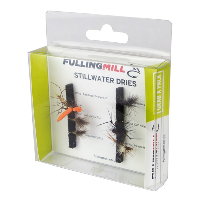 Fulling Mill Stillwater Dries Selection Packaging