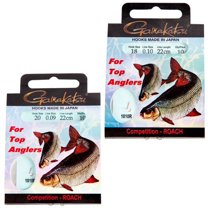 Gamakatsu Competition Roach Hooks to Nylon
