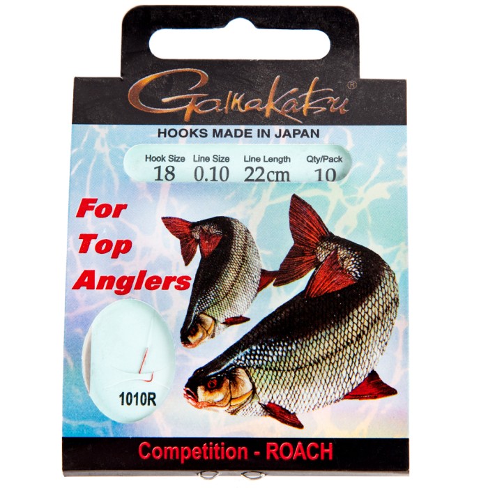 Gamakatsu Competition Roach Hooks to Nylon 2