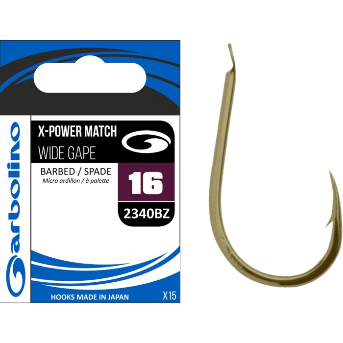 Garbolino Competition X-Power Match Wide Gape Hooks 1