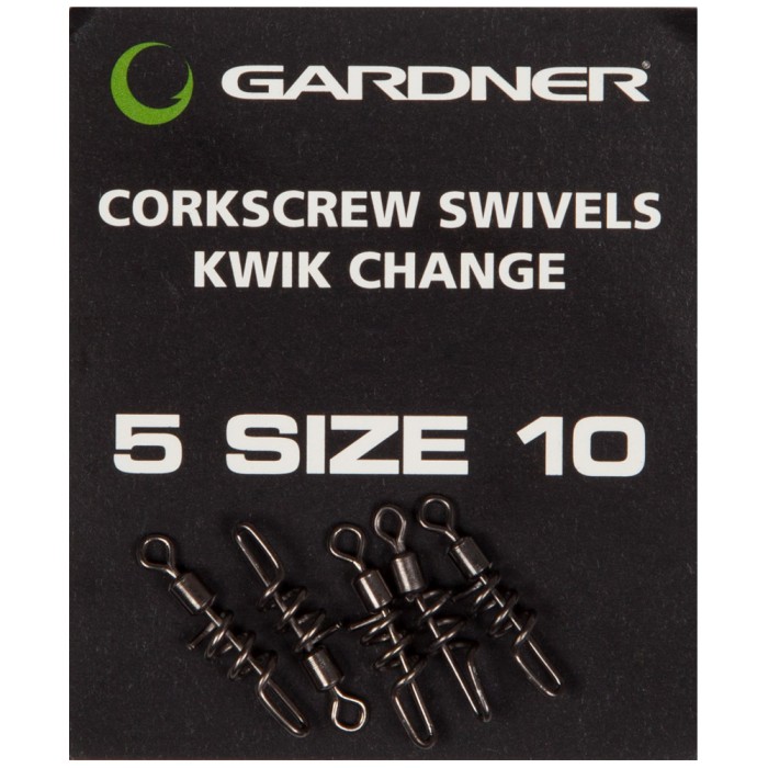 Gardner Corkscrew Swivels Kwik Change Size 10