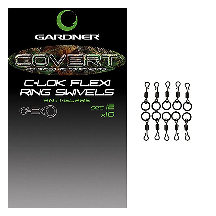 Gardner Covert C-Lok Flexi Ring Swivels Packet