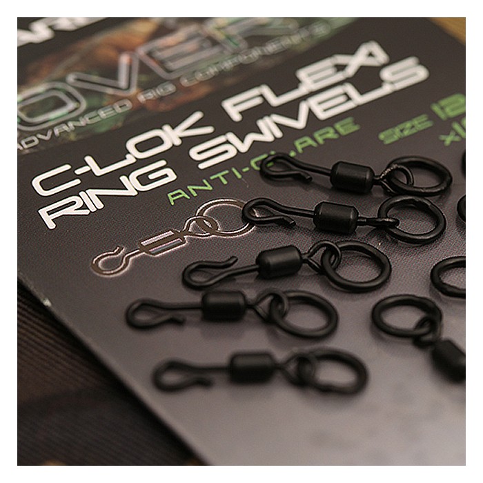 Gardner Covert C-Lok Flexi Ring Swivels Close Up