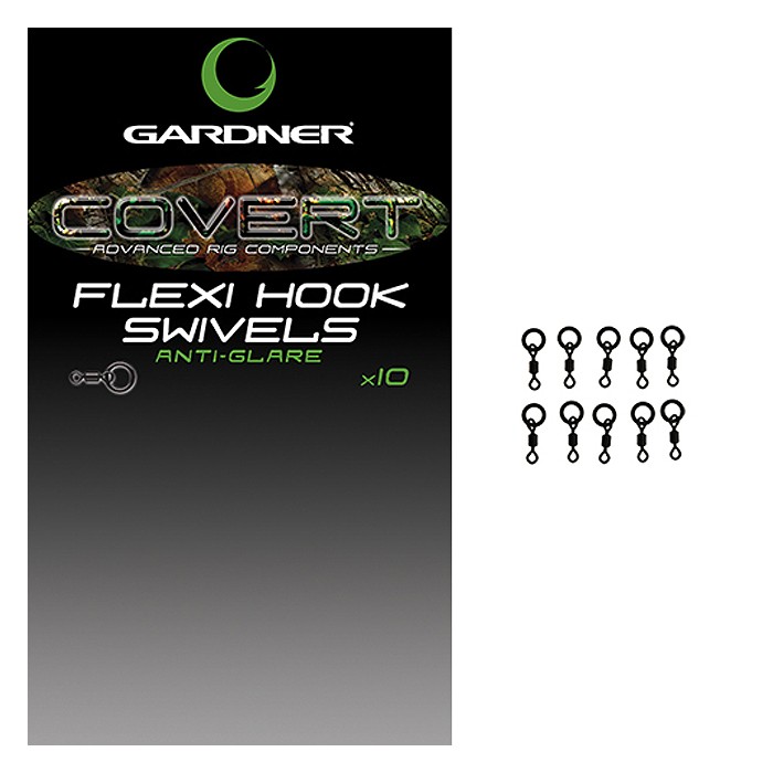Gardner Covert Flexi Hook Fishing Swivels Packet