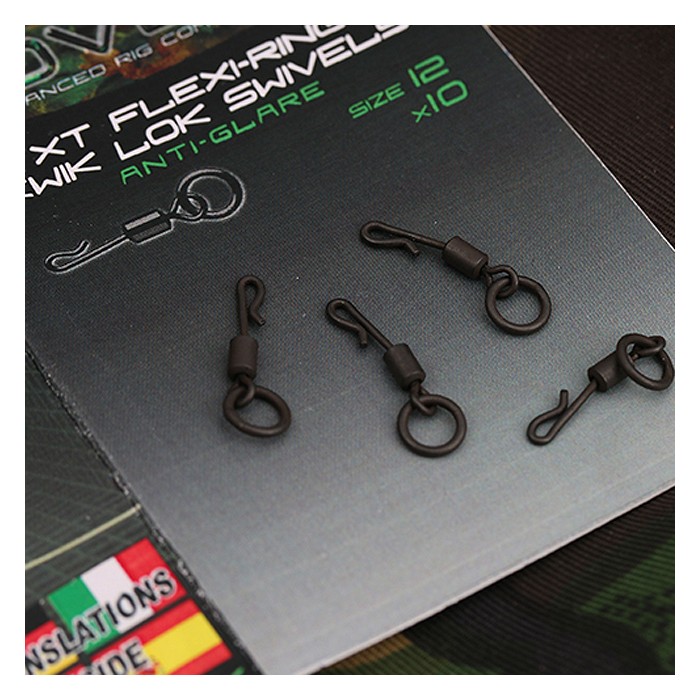 Gardner Covert XT Flexi-Ring Kwik Lok Swivels Close Up