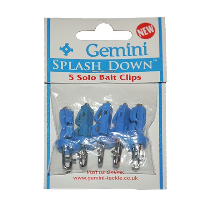Gemini Splash Down Solo Fishing Bait Clips Packaging