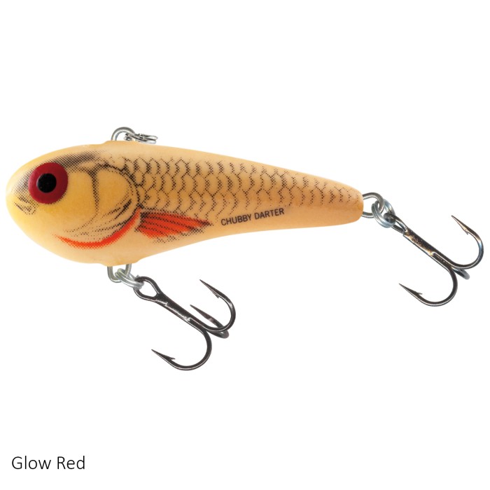 Salmo Chubby Darter 4cm Sinking Lure Glow Red