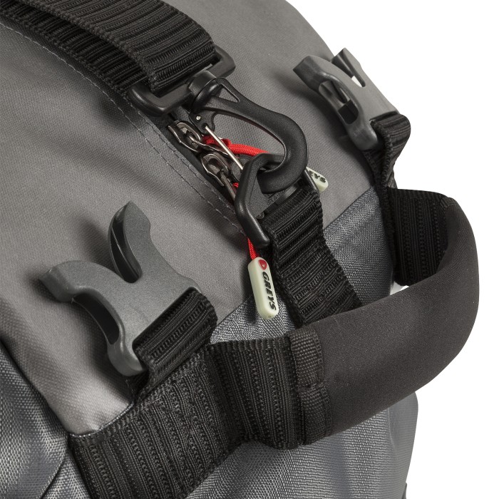 Greys Duffle Bag Close Up