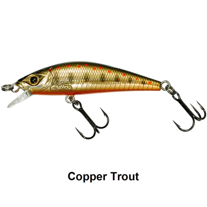 Gunki Gamera 50 HW Lure Copper Trout