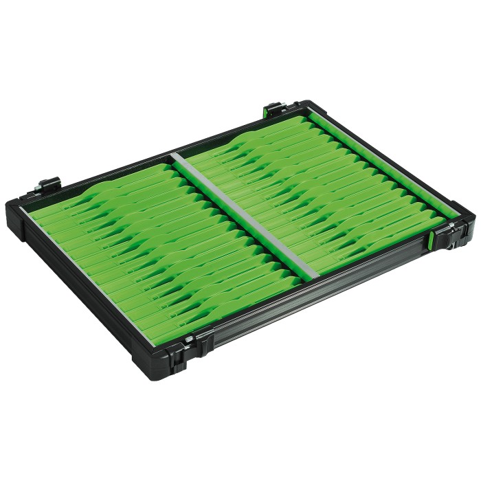 Guru Rive Black Anodised Winder Tray Green