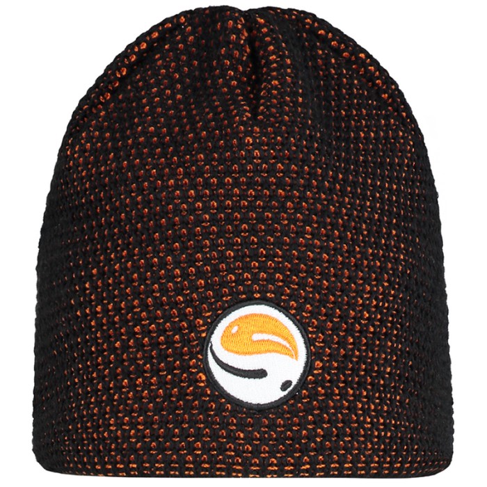 Guru Skull Cap Black Orange Beanie