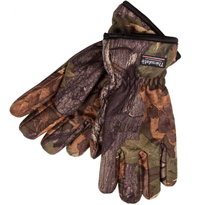 Jack Pyke Fleece Gloves Oak