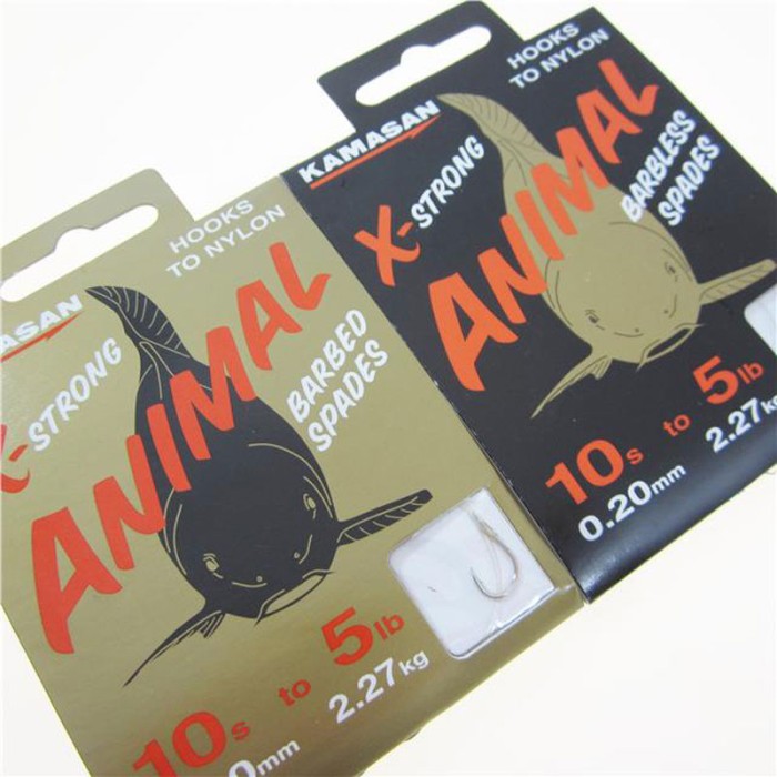Kamasan Animal X-Strong Fishing Hooks to Nylon 1