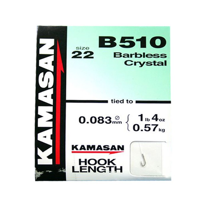 Kamasan B510 Hooks to Nylon Barbless