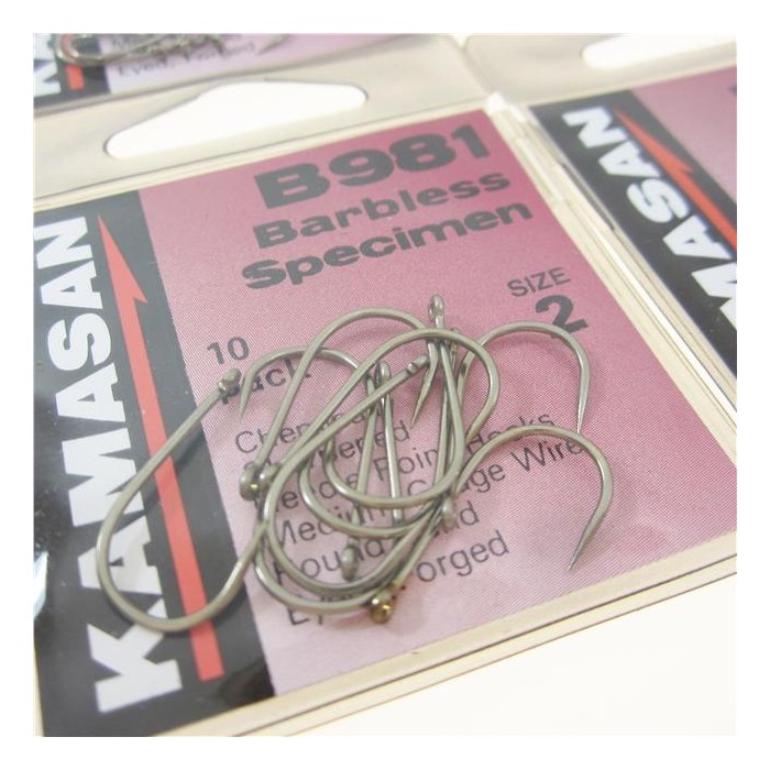 Kamasan B981 Specimen Eyed Fishing Hooks 1