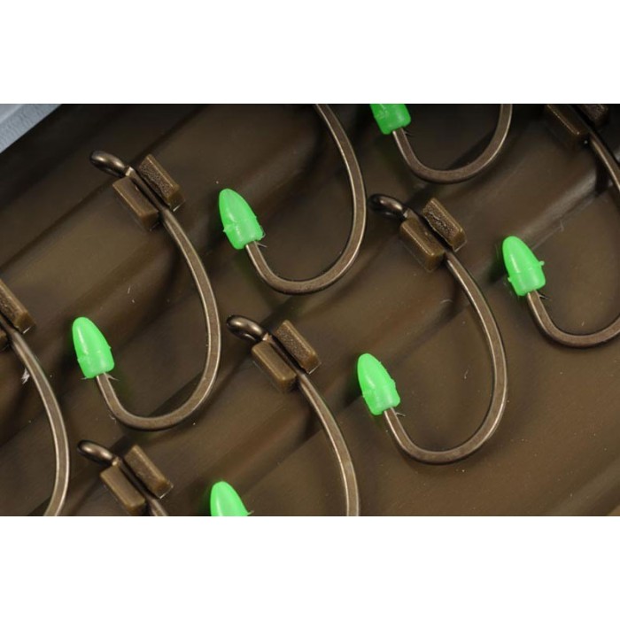 Korda Kaptor Wide Gape Weed Barbless Hooks  3