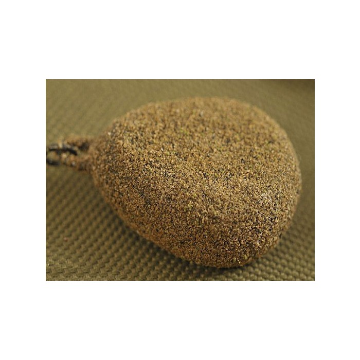 Korda Textured Flat Swivel Pear Fishing Lead Surface