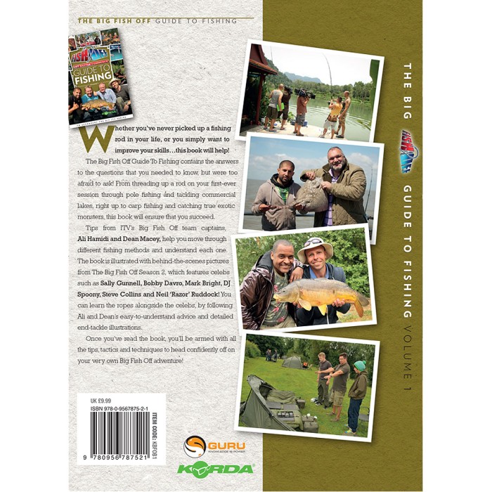 Korda The Big Fish Off Book Back