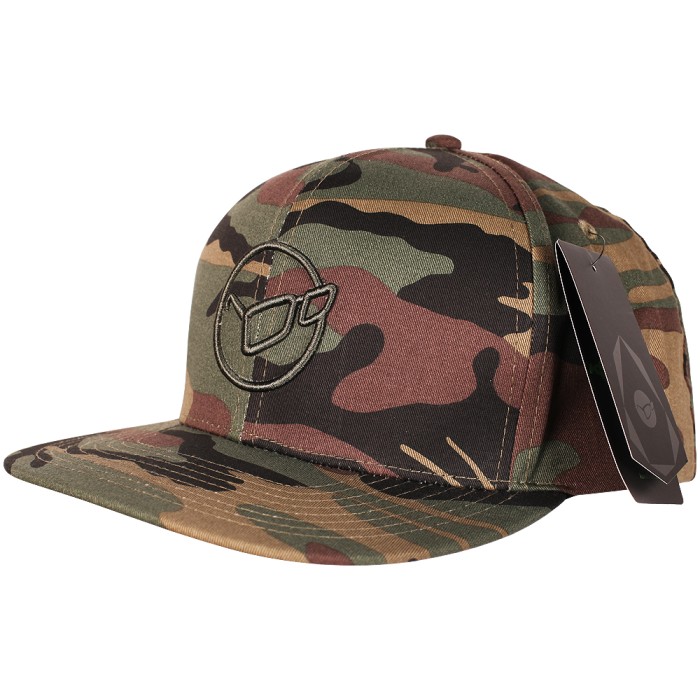 Korda Camo Snapback Cap Side