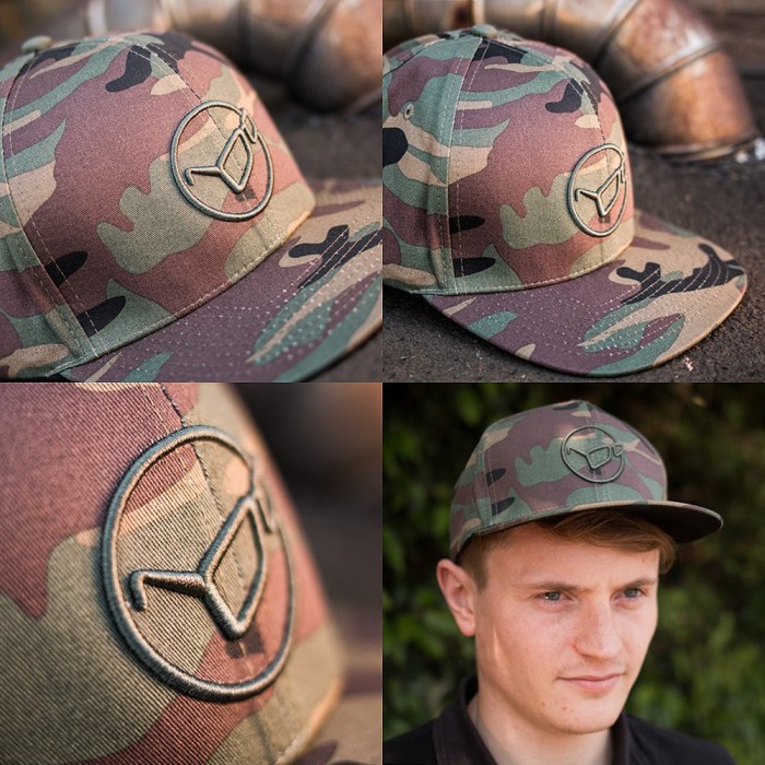 Korda Camo Snapback Cap Wearing