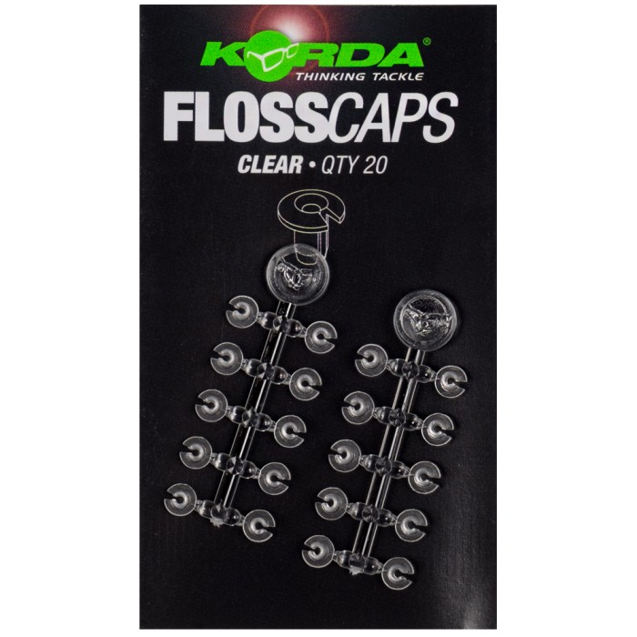 Korda Floss Caps Clear