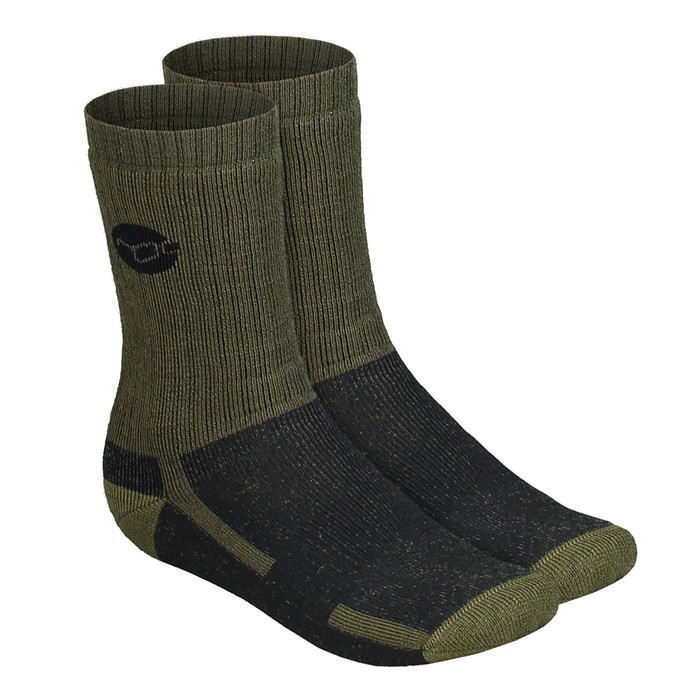 Korda Kore Merino Wool Fishing Socks Olive 1
