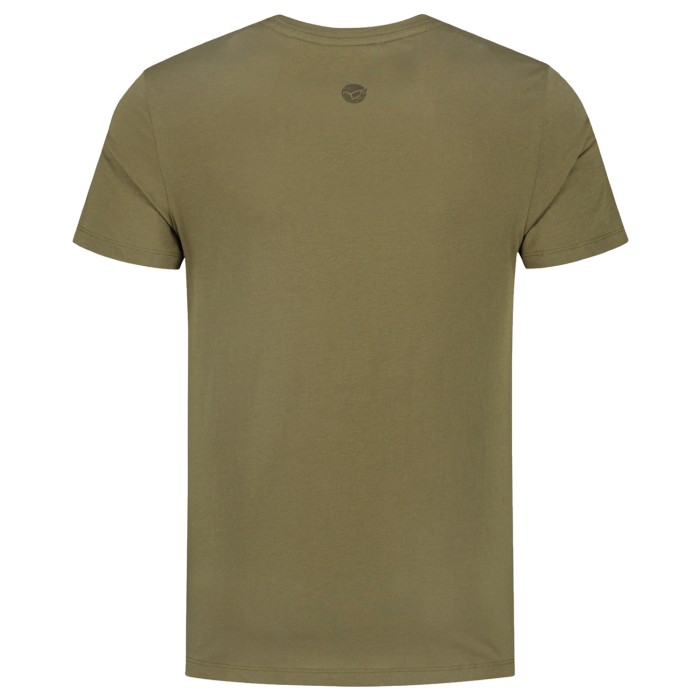 Korda Kore Round Neck Tee Fishing T-Shirt Olive Back