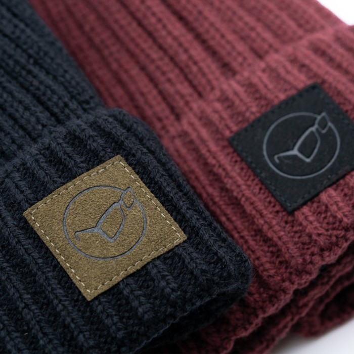 Korda LE Fishermen Beanie Fishing Hats Close Up Logo