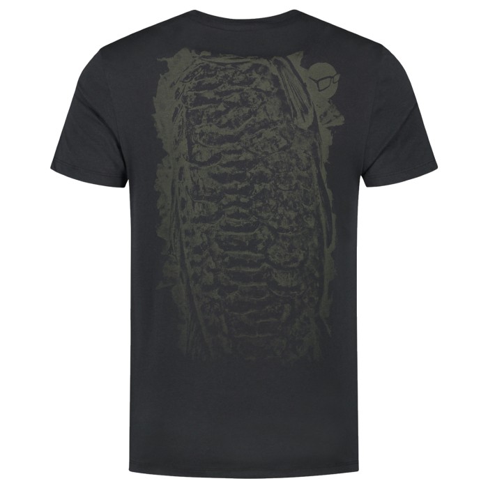 Korda Le Scaley Black Olive Print Back