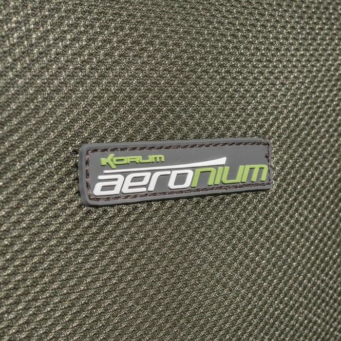 Korum Aeronium Supa Lite Fishing Chair Logo Close Up