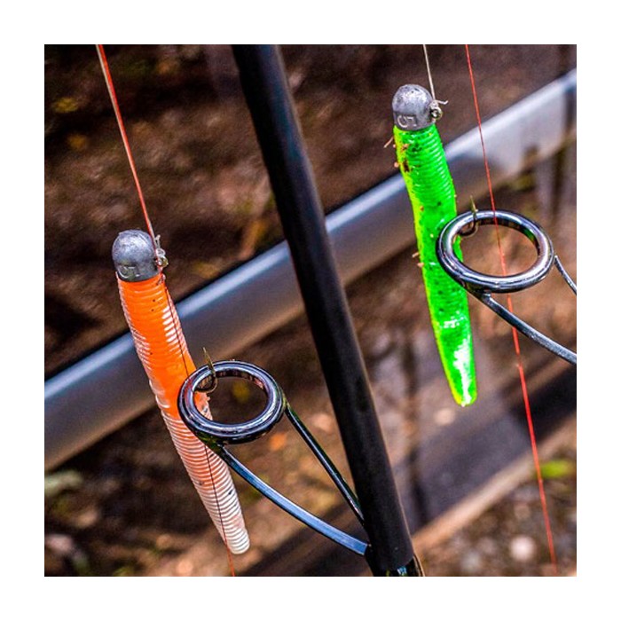 Korum Snapper Buoyant Squirmz In Use