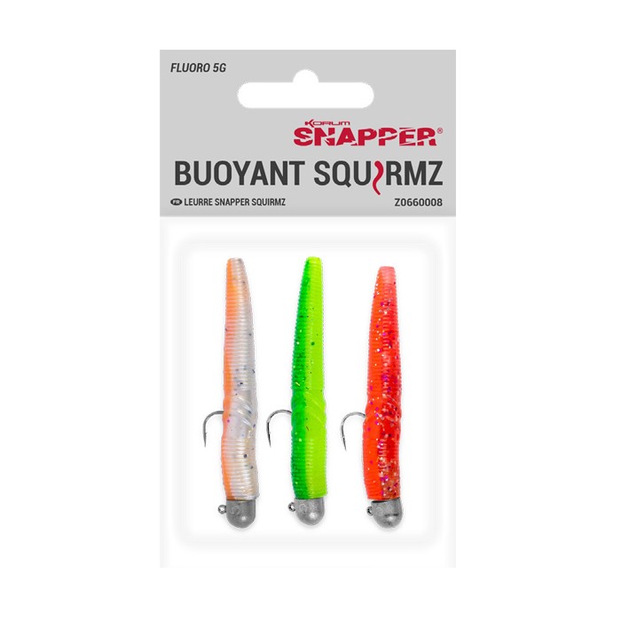 Korum Snapper Buoyant Squirmz Fluoro