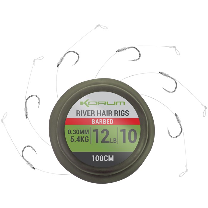 Korum River Hair Rigs 1m