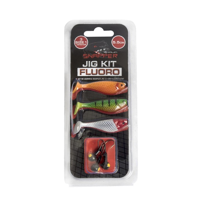 Korum Snapper Jig Kit Fluoro