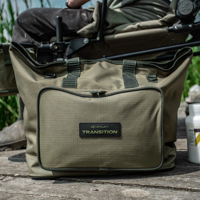 Korum Transition Bait & Bits Fishing Bag In Use 1