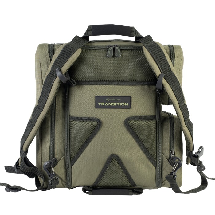 Korum Transition Compact Fishing Ruckbag Padded Straps