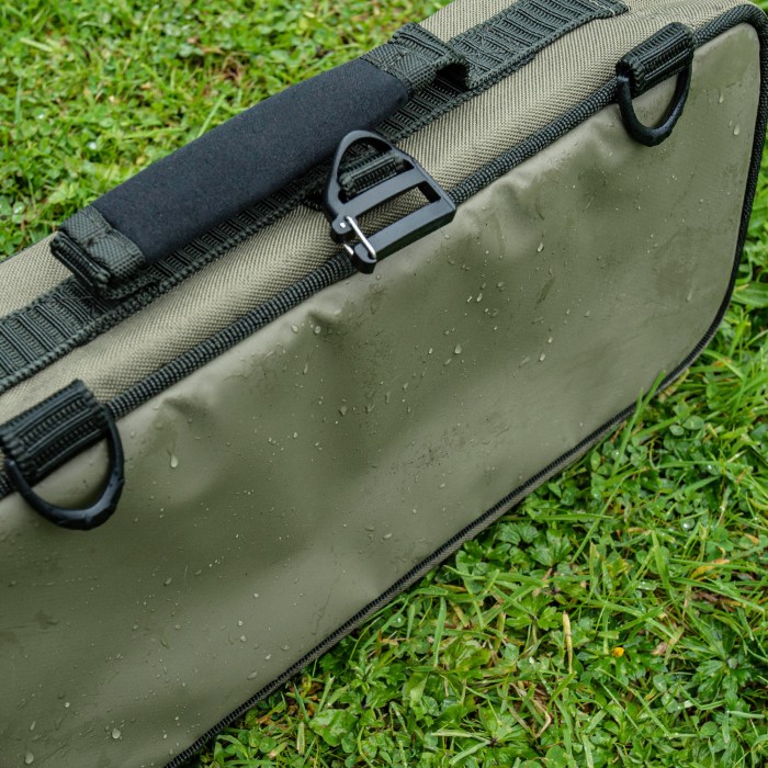 Korum Transition Fishing Cool Pouch In Use Side
