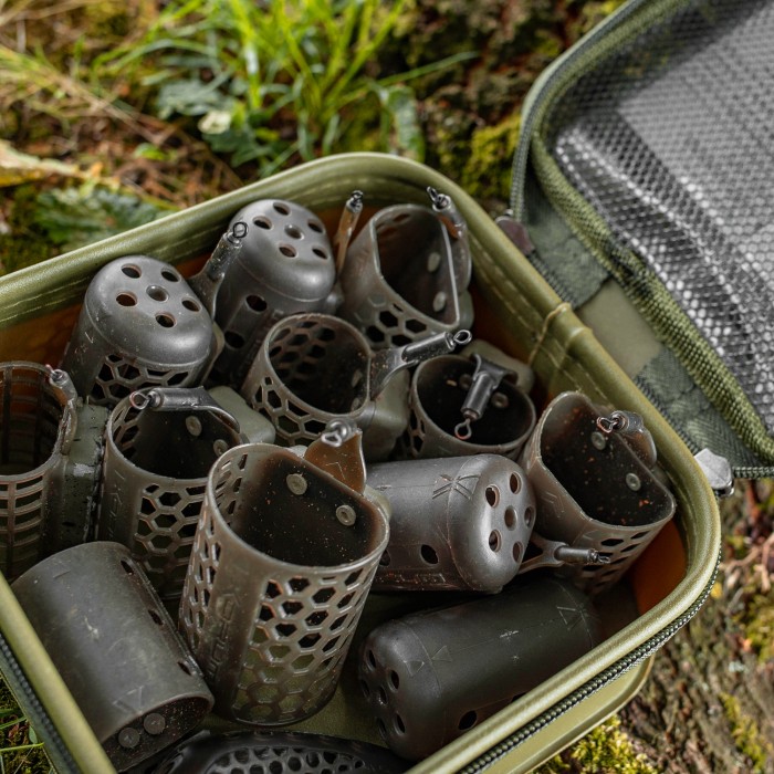 Korum Transition EVA Fishing Pouch Medium In Use