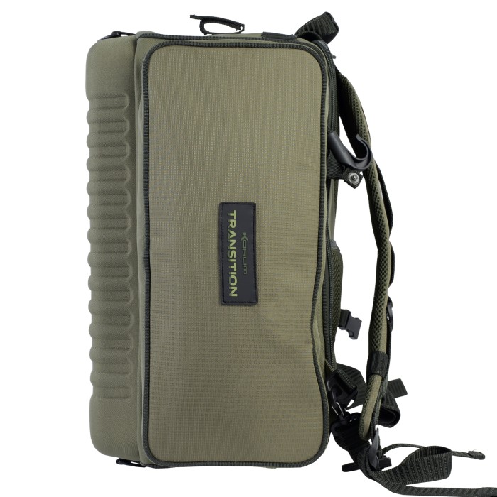 Korum Transition Fishing Ruckbag Left Side
