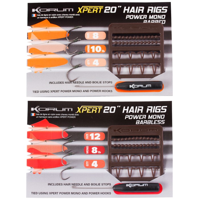 Korum Xpert Power Mono Hair Rigs