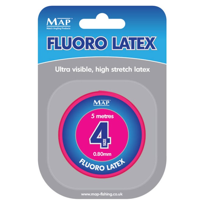 MAP Coloured Fluoro Latex Pole Elastic