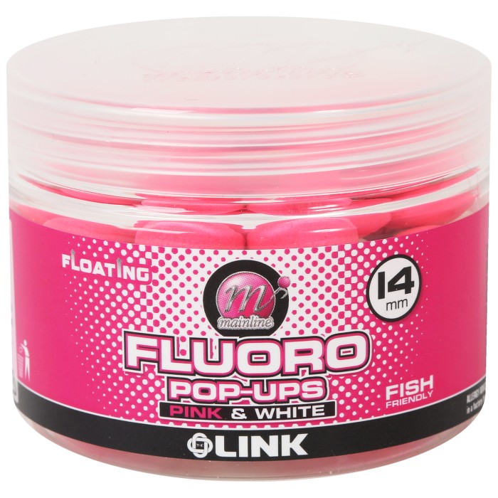 Mainline The Link Fluro Pop Up Pink & White 14mm