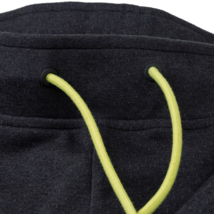 Matrix Minimal Black Marl Fishing Joggers Drawstring Waist