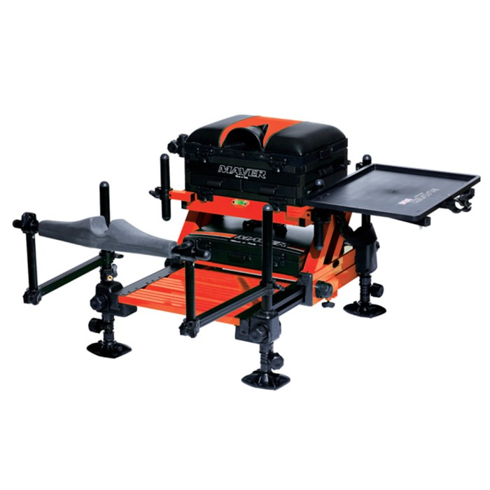 Maver S4 Z Frame Seat Box 2 Drawer & Double Winder Tray