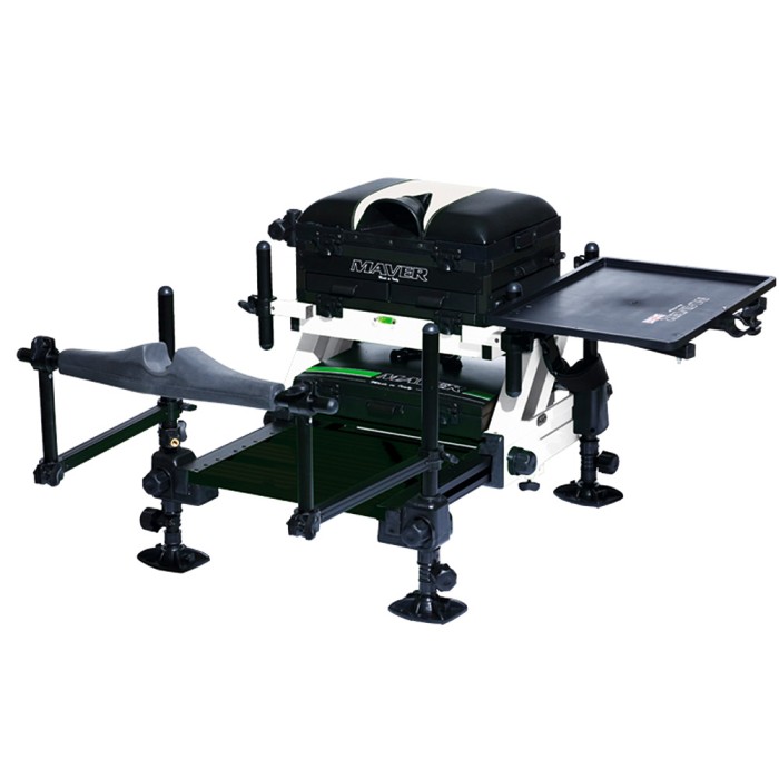 Maver S4 Z Frame Seat Box 3 Drawer Black