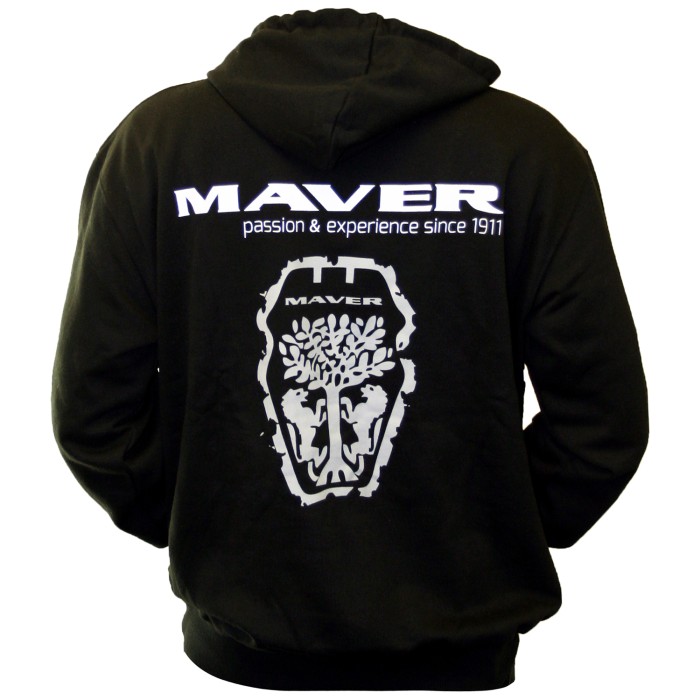 Maver Crest Hooded Top Black Back